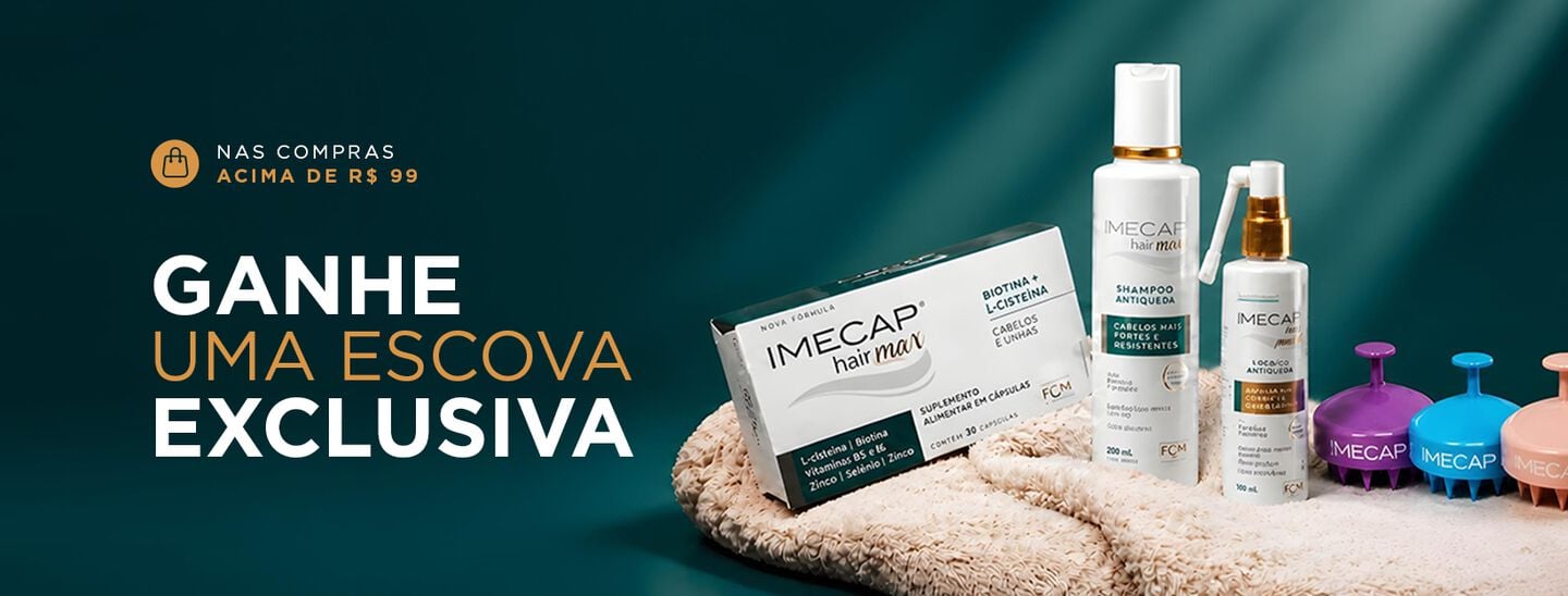 Compre R$99 e Ganhe uma escova exclusiva